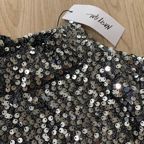 Nasty gal sequin bodycon long sleeve dress nwt - Picture 6 of 6